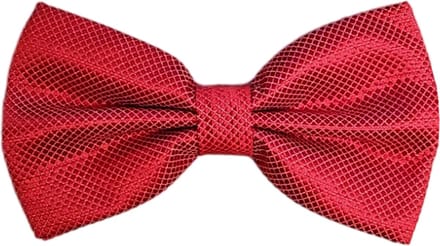 Fako Fashion® - Vlinderstrik - Vlinderdas - Strik - Kleine Ruit - 12cm - Rood/Wit