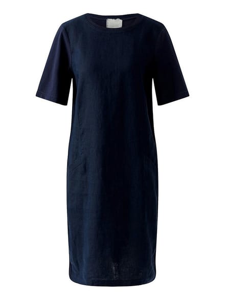 Jurk korte mouwen Van oui blauw