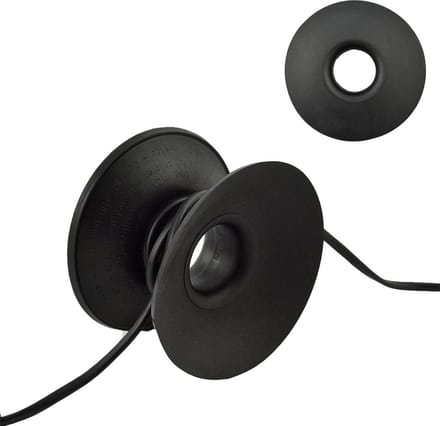 Overtollig snoer wegwerken - Cable Organizer XL - Zwart - 12 x 12 x 3,8 cm