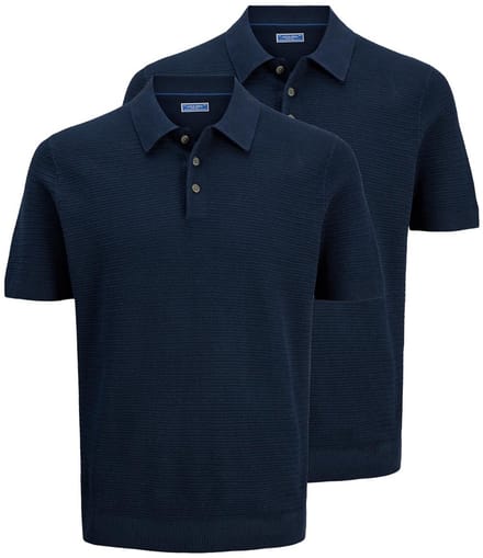 Jack & Jones Heren poloshirt 2 pack Bluriley