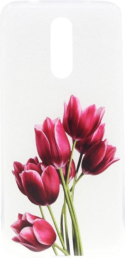 Shop4 - Geschikt voor Nokia 3.2 Hoesje - Zachte Back Case Tulpen