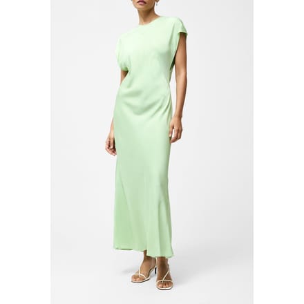 French Connection Ennis Satin Column Shape Dress Apple Green Größe: S | Maxikleider Outlet | Damen | Grün