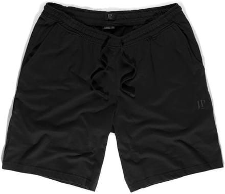 JP 1880 - Heren - Pyjamabroek loungewear shorts elastische band - Zwart - Maat L
