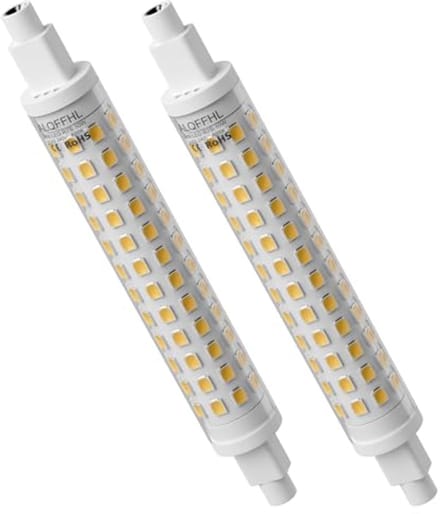LED 118 mm dimbare gloeilamp 10 W - 360 graden koud wit verlichting - 2 stuks