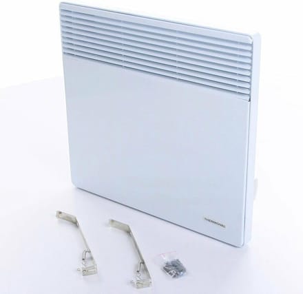 Elektrische Convector - Verwarming met Pootjes - Ruimte Verwarmen - Traploos Instelbaar Thermostaat - Tot 2500W - Alpine Wit