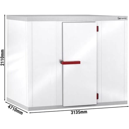 GGM Gastro Kühlzelle - 3130x4710mm - 26,40m³ Wit