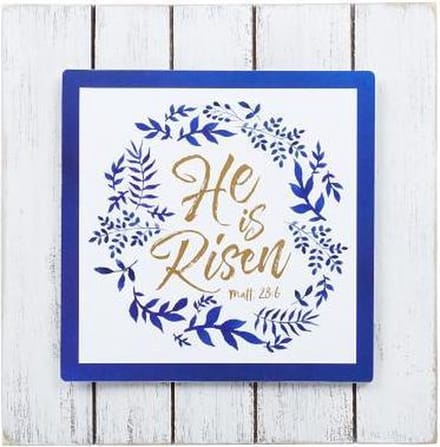 Wandbord He Is Risen