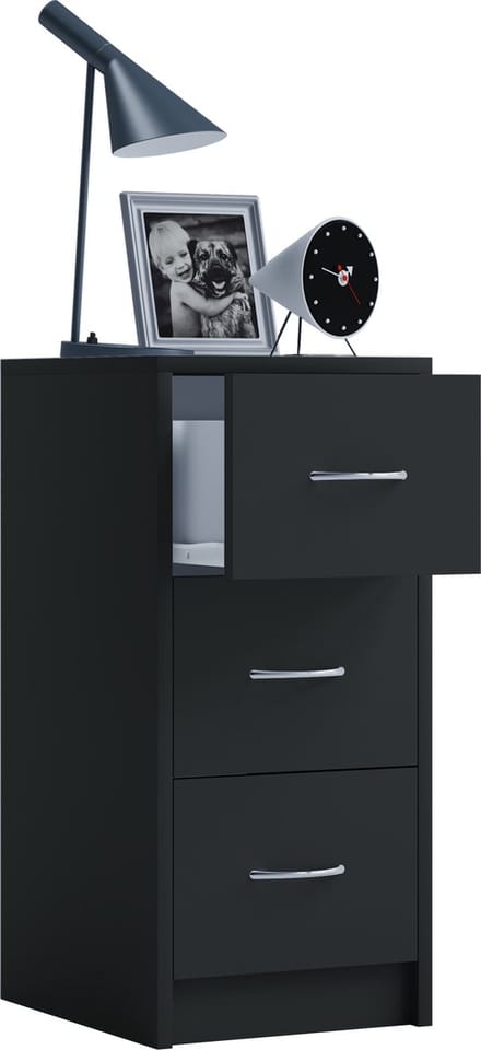 Nachtkastje Bijzettafel Lade Console Boxspring Nachtkastje Boxal Maxi