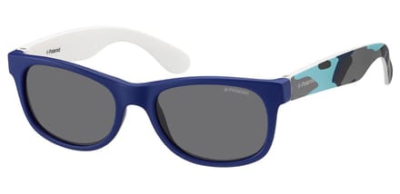 Polaroid® Onbreekbare Lichtgewicht Kinderzonnebril 0 - 4 jaar Camou Blue UV-Bescherming Kinderbril