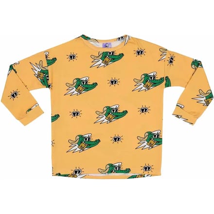 Meisjes-T-shirt met lange mouwen Raspberry Republic Alligator