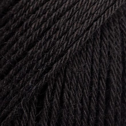 DROPS Nord Uni Colour - 02 zwart - Wol Garen