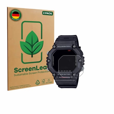 2 Stuks Screenprotector voor Casio AE-1600H - Hoogwaardige Beschermfolie transparant