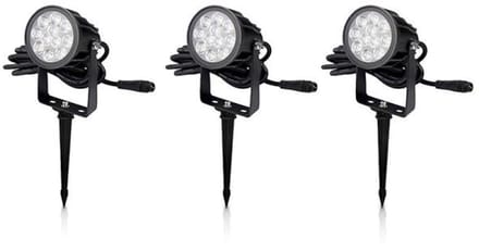 Set Tuinspot met grondpen zwart | 24 Volt | 6 W | RGB + CCT