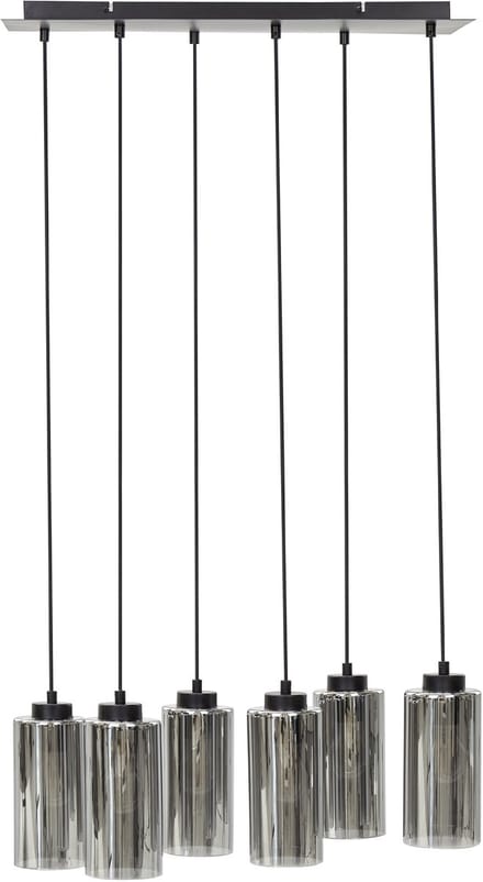 PURIRI - Hanglamp - Grijs - Glas