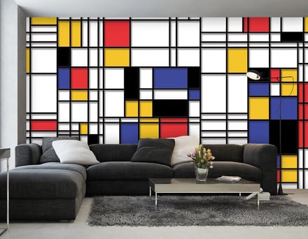 Poster | Rood , Wit | 104 x 70,5 cm