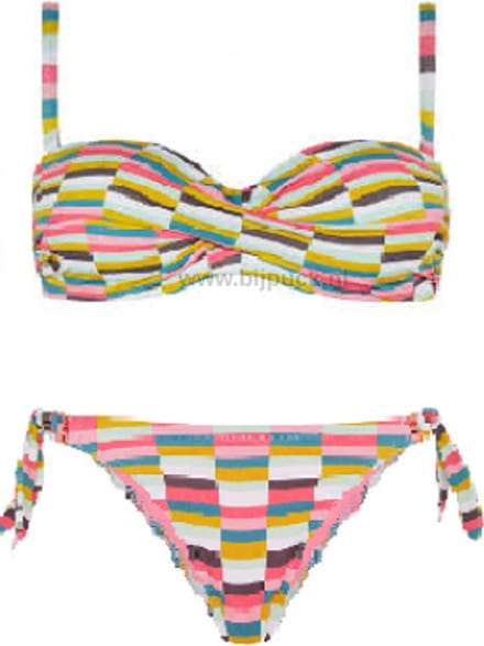 CYELL - Graphic top bikini foam wired Maat 36C