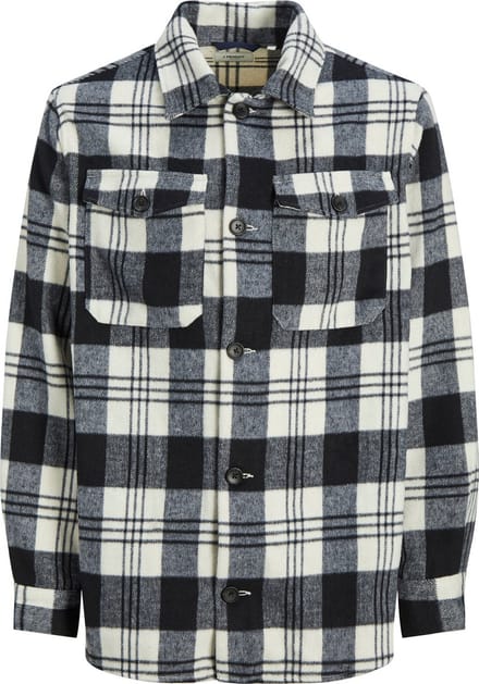 PRODUKT PKTDEK ESKILD CHECK OVERSHIRT LS Heren Overhemd - Maat S