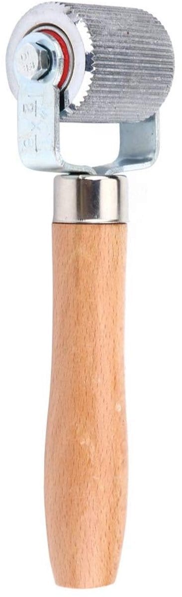 Allecto - TKSE Patch Tire Repair Tool met Houten Handvat - Efficiënte Bandenreparatie Tool