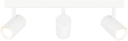 Ledvion LED Plafondspot Wit 3-lichts Rechthoek GU10 3W neutraal wit
