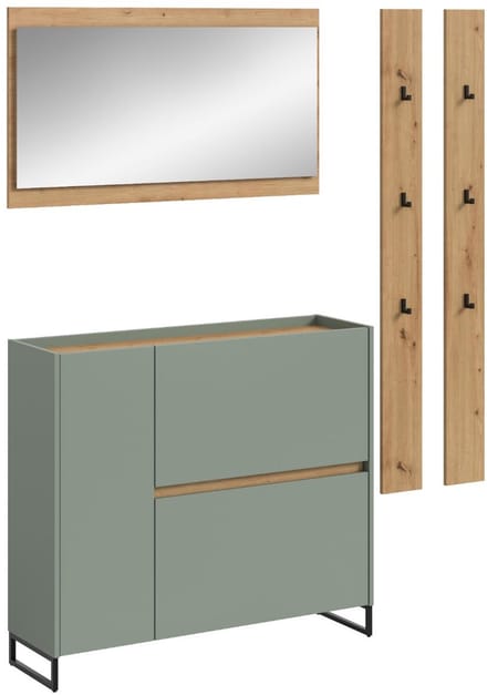 Drive garderobe opstelling D24 salvie decor.