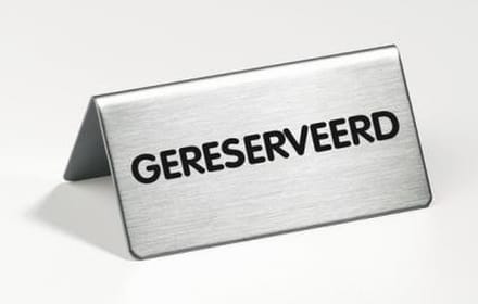 Pictogram|Tafelstandaard|Gereserveerd