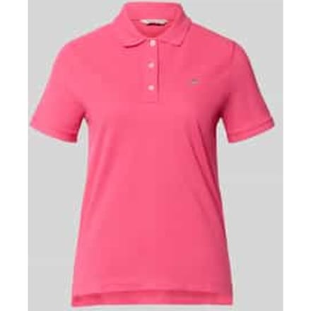 poloshirt met gestikt logo en polokraag