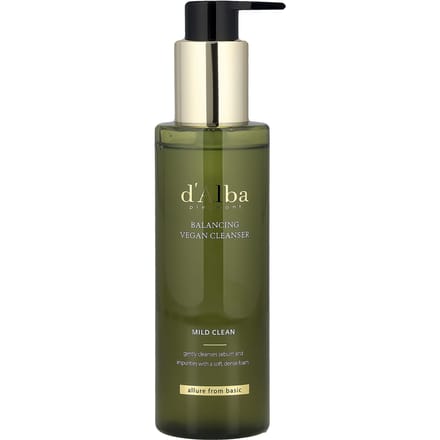 d'Alba, Nettoyant végétalien équilibrant, nettoyage doux, 200 ml (200 ml)