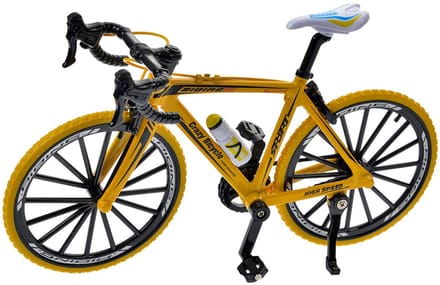 Clayre & Eef Decoratie Fiets 20x5x12 cm Geel Metaal