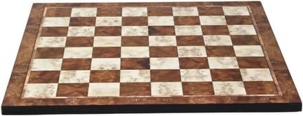 Schakenbord Hout 37x37 cm Hoogglans Afwerking Inclusief Instructieboekje
