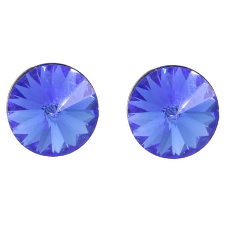 Behave – Dames oorstekers – Sapphire blauw 8 mm – Klassieke look