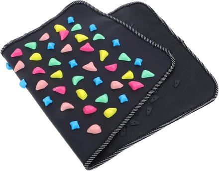 Voetmassage Mat - Acupressuur Pad - Ontspanning Bevorderen - Nabootst Steen Lopen - 70 x 35 cm - Multicolor