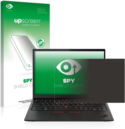 upscreen - privacy screenprotector voor Lenovo ThinkPad X1 Nano - Folie Beschermfolie Blauwlichtfilter