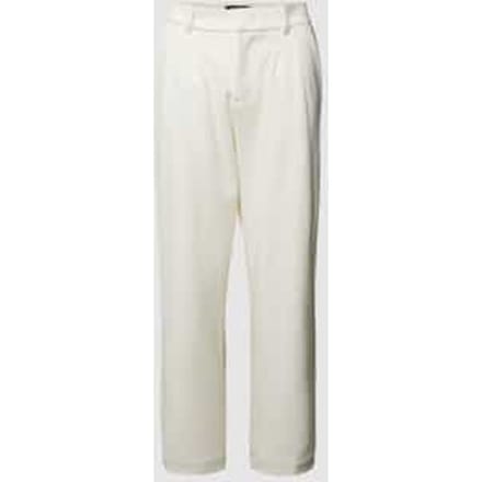 Stoffen broek met bandplooien