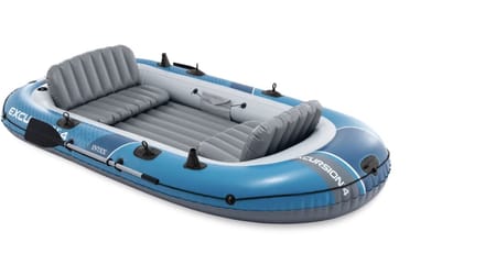 Intex Excursion 4 Opblaasboot met roeispanen en pomp 68324NP