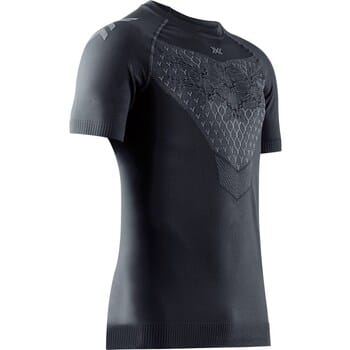 X-Bionic Twyce Run Shirt Korte Mouwen Heren Black/Charcoal - XXL