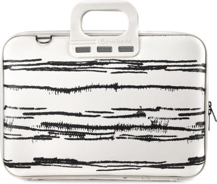 Bombata Laptoptas Black&White - 13 / 13.3 / 14 inch - Wit