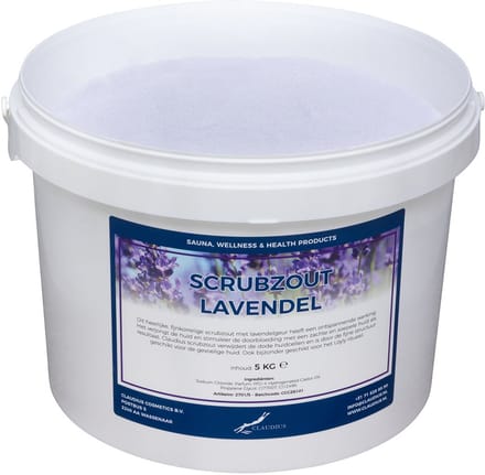 Scrubzout Lavendel - 5 KG - Hydraterende Lichaamsscrub