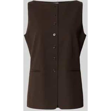 Mouwloos vest met knoopsluiting - curated by Anouk Yve