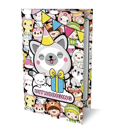 Uitnodigingen Kawaii 1 Pk 952 / Set Van 6 - Interstat