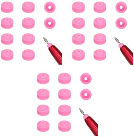 Dailygoods - 30 Stuks Herbruikbare Nagelkunst Stofbescherming