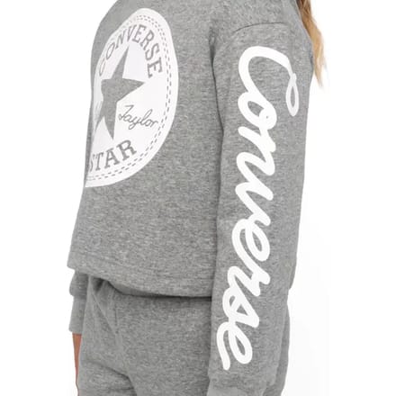 Nike tech fleece set in de kleur grijs.