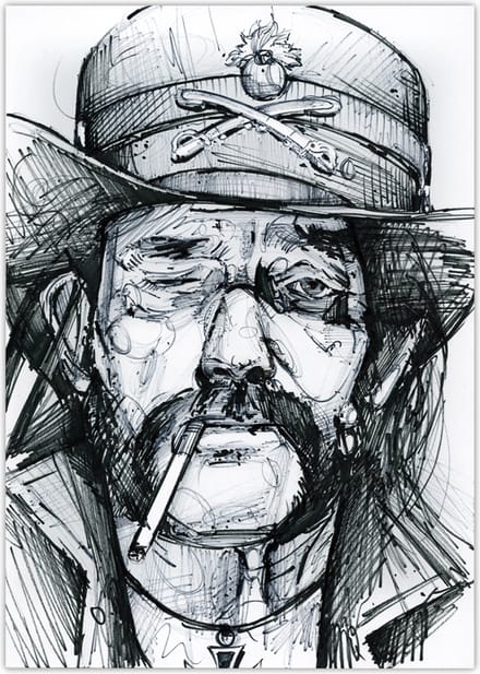 Lemmy Kilmister - canvas - 70 x 50 cm