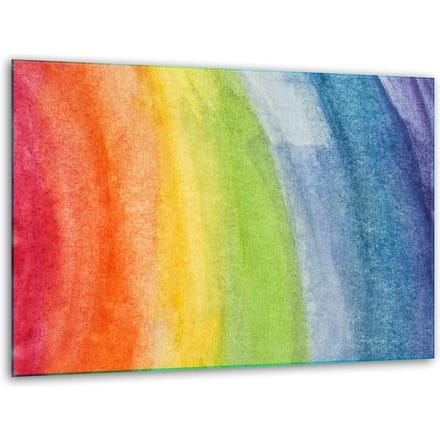 TMK ArtDeko Serie - Glazen Snijplank - 40x30cm - Regenboogdesign