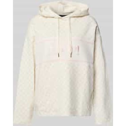 Hoodie met labelstitching model 'Tareli'