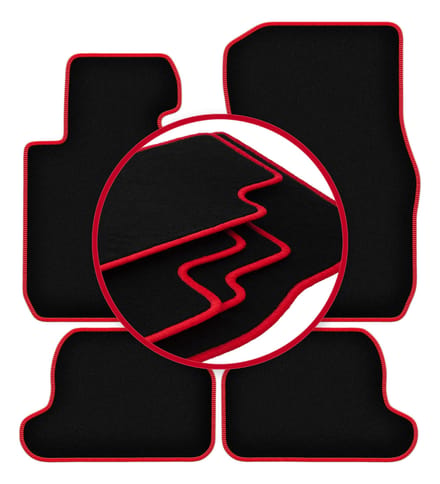 CARLUX-RED automatten voor: BMW 2 F23 Cabrio (2014-2022)