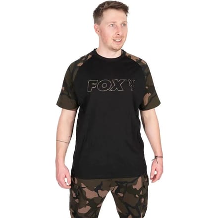 Fox Black-Camo Outline T-Shirt - Maat : Medium