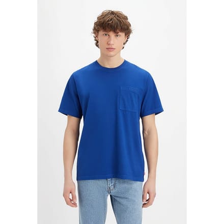 Levi's Ss Basic T-shirt Blue Size: S | Basic T-Shirts Outlet | Heren | Blauw
