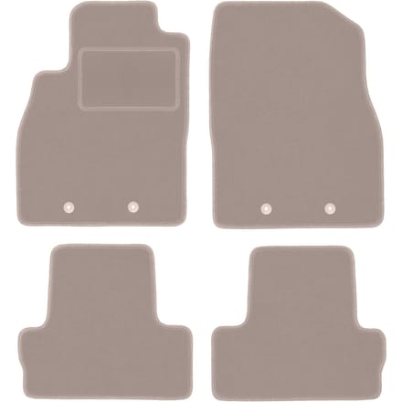 Beige veloursmatten voor: Opel Ampera I hatchback (2012-2017)