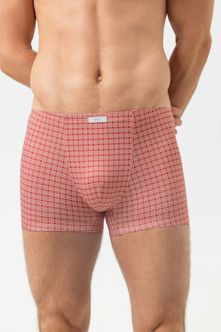 Mey Shorty Coral Grid Heren 2120205 1764 coral island 5/M