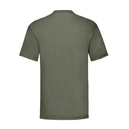 Fruit of the Loom Heren Valueweight T-Shirt (Klassieke Olijf)